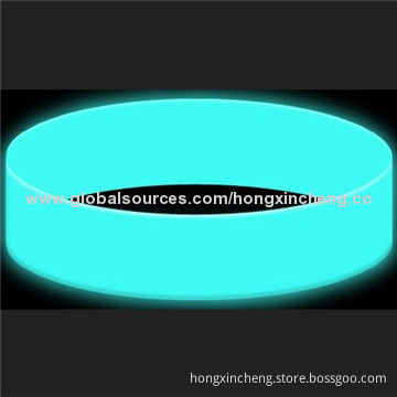 G-2014 Silicone Glowing Bracelet for Promotional Event with Custom Logo